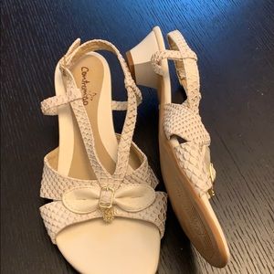 New Girls Brazilian heeled sandals Sz 5/37